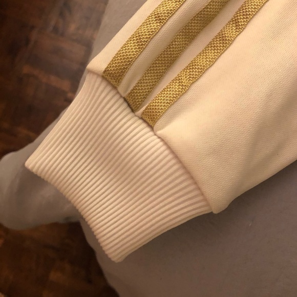 Ladies adidas zip up with gold sequin - Picture 8 of 8